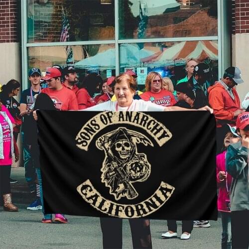 Son Of Anarchy 2017 Flag Banner Home Outdoor Gift Party Rainbow Cartridge Juul Tunisia
