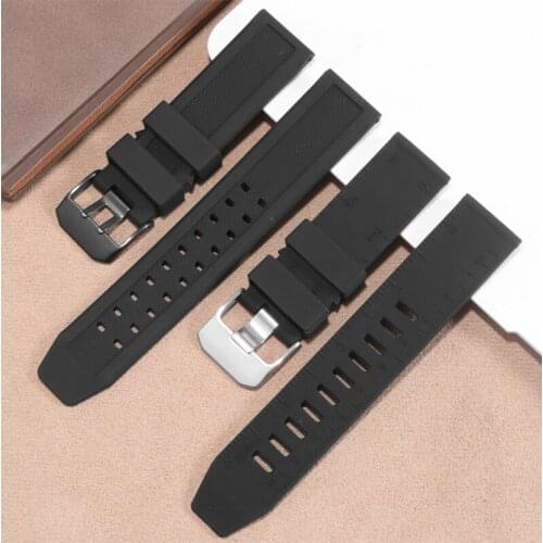 CICIDD Rubber Strap Replaces Luminox 3051 3081 8831 7251 Series Silicone Watchband 23mm Black Waterproof Bracelet