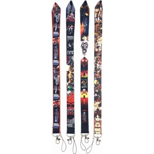 Anime Neck Strap Lanyards Badge Holder Rope Pendant Key Chain Accessories
