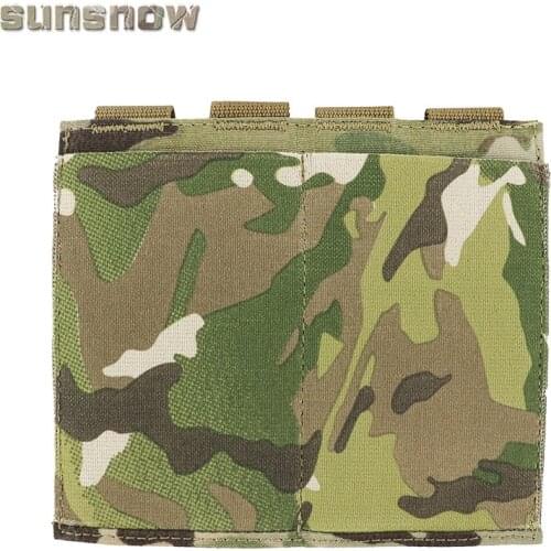 Outdoor Sports Tactical Elastic Double Bag Tool Bag Imported Camouflage Elastic Band