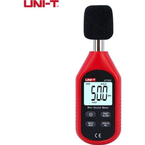 UNI-T UT353 Noise Meter Decibel Meter 30-130dB Mini Audio Sound Level Meter Decibel Monitor Sound Level Noise Meter