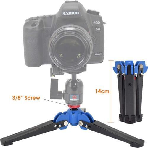 Manbily M-1 Hydraulic Universal Three Feet Support Stand Stable Base for Monopod with 3/8" screw