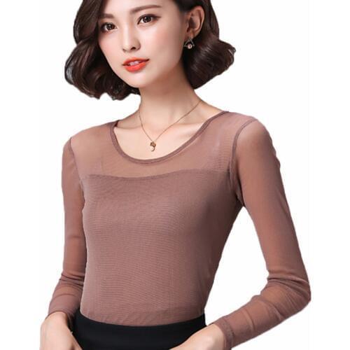 T shirt women long sleeve plus size 3xl elasticity womens shirts turtleneck t-shirt femme solid casual blusas mujer de moda 2018