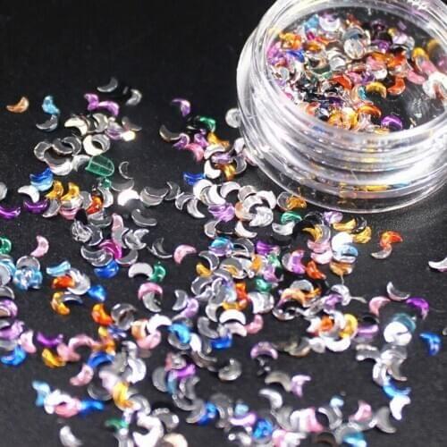 1 Box Mix Colorful Moon Optional Monochrome Eye Powder Shadow Women Beauty Eye Make Up Shinning Glitter Powder Makeup CH20