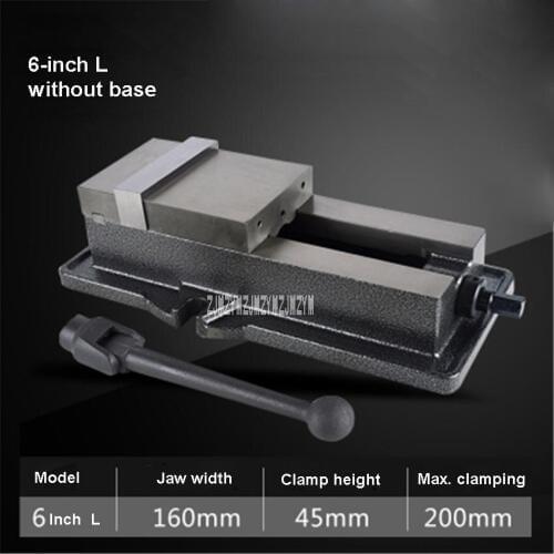 6-inch Extended Pliers Heavy Duty Vise Machine Precision Pliers Household Cast Iron Angle Solid Pliers Without Base Max.200mm