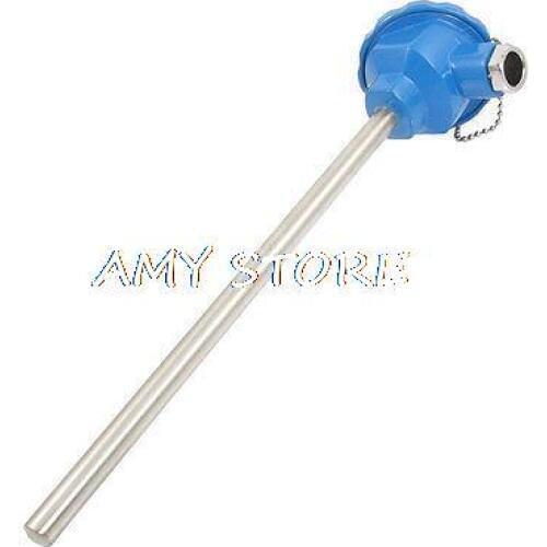 0-800C K Type 250mm Rod Temperature Transmitter Sensor Thermocouple Element WRN-130K