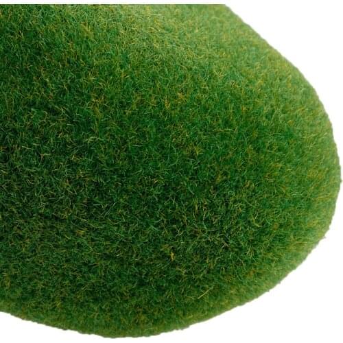 8pcs Artificial Moss Stones Grass Green Plant Poted Home Garden Decor Landscape 896B