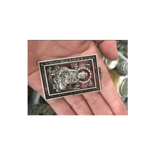 Chinese silver carving, big day Buddha statue, silver decoration, carving crafts