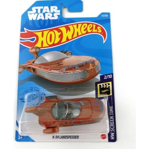 2021-12 Hot Wheels Cars X-34 LANDSPEEDER 1/64 Metal Diecast Model Collection Toy Vehicles