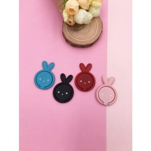 Rabbit Phone Ring holder Stand with metal pad inside, Finger Grip Stand Holder Ring , Car Mount Phone Ring Grip for Smartphone