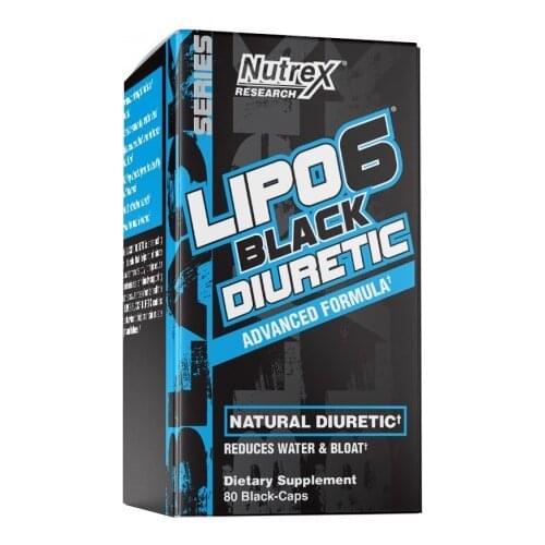LIPO 6 BLACK DIURETIC 80 Caps NUTREX