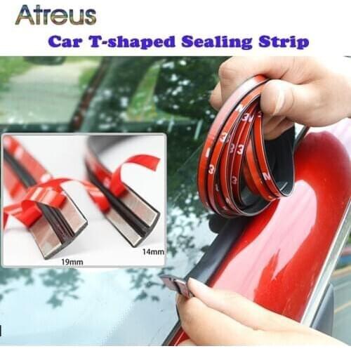 Car Windshield Roof Protection Sticker Rubber Seal Strips For Skoda Rapid Octavia A7 A5 2 Peugeot 308 206 307 407 207 208 5008