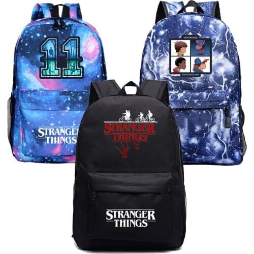 Stranger Things Backpack For Teens Boys Girls School bag Travel Knapsack teens Casual Rucksack Kids Bookbags Mochila gifts