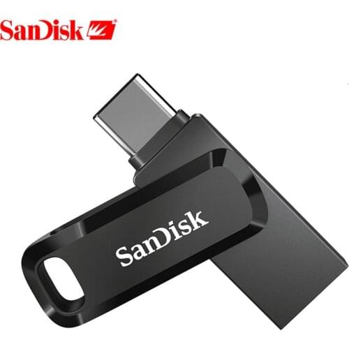 SanDisk USB Flash Drive OTG USB 3.1 Type-C 32GB 64GB up to 150MB/s Pendrive 128GB Pen Drive 256GB for cellphone tablet PC SDDDC3