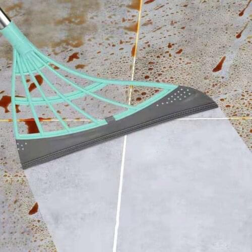 Escoba mágica de silicona para limpiar el suelo, herramientas de limpieza, rascador de ventanas, pelo de Mascota, antiadherente