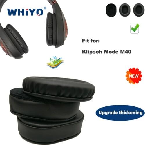 Replacement Ear Pads for Klipsch Mode M40 M 40 M-40 Headset Parts Leather Cushion Velvet Earmuff Earphone Sleeve Cover