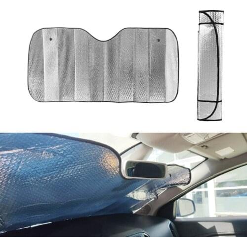 Car Sunshade UV Protection Curtain Sun Shade Film Windshield Visor Front Windshield Cover car interior decoration