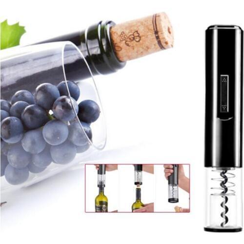 High Quality Electric Wine Opener Automatic Red Wine Automatic Air Pressure Stainless steel Red Wine Bottle Opener Barware Tool