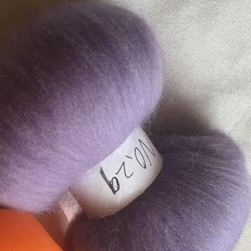 WFPFBEC 70s Australia COMBED 100% WOOL fiber merino diy wool for neddles felting 50g 100g NO.29