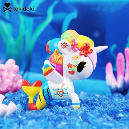 Mystery Box Tokidoki Unicorn Mermaid Series 5 Generation Blind Box Specified Gift Home Decore Kawaii Anime Figure Model Toys