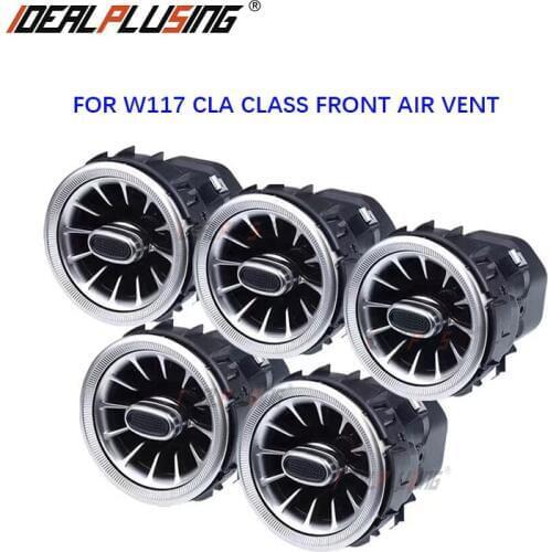 Factory LED turbine air vent car air condition vent decoration ambient light lamp for Benz A /C /E/ GLC/ CLA class V class W205