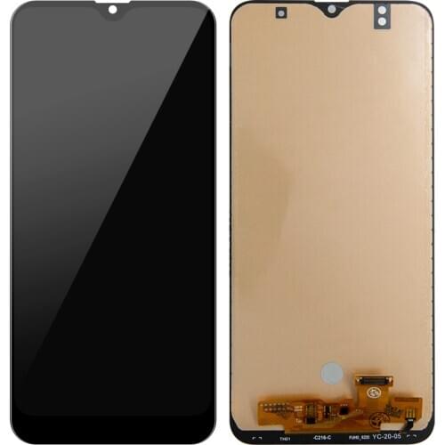 6.4" AMOLED / TFT For Samsung Galaxy A30s A307 A307F A307 A307FN LCD Display Screen replacement Digitizer Assembly with frame