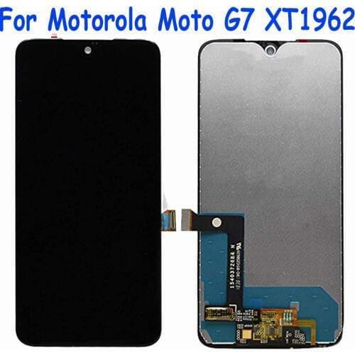 Best Working Tested Touch Screen Digitizer LCD Display Assembly Sensor Glass Panel For Motorola Moto G7 XT1962 Phone Replacement
