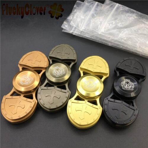 1 pc Tiger Metal Fidget Spinner Fidget Toys Tiger Crusader Hand Gyro Anti Stress Top Spinner Toy For Kids Adult Metal Gyros EDC