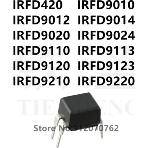 10PCS/LOT IRFD420 IRFD9010 IRFD9012 IRFD9014 IRFD9020 IRFD9024 IRFD9110 IRFD9113 IRFD9120 IRFD9123 IRFD9210 IRFD9220 DIP-4