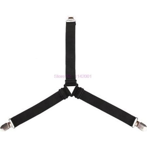 100set 4pcs/set Elastic Bed Sheet Grippers Belt Fastener Bed Sheet Clips Mattress Cover Blankets Holder Home Textiles