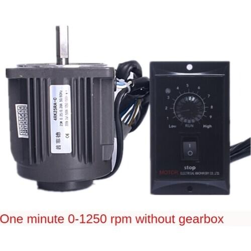 220V 25W Optical Axis Deceleration Geared AC Motor 1250RPM with Speed Controller Y