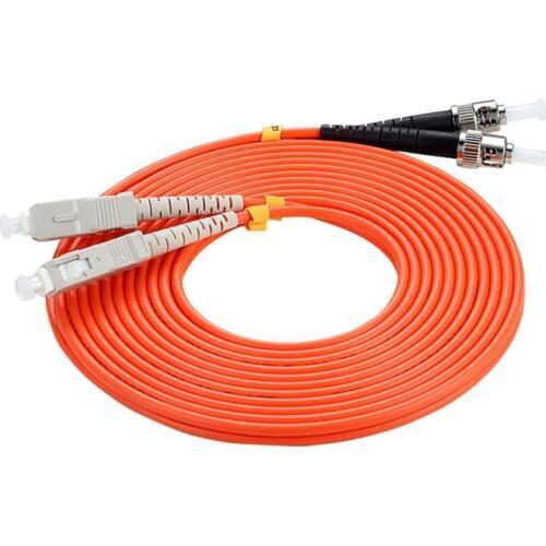 7 Meter SC-ST Fiber Optic Cable MultiMode Duplex Patch Cord OM2 50/125