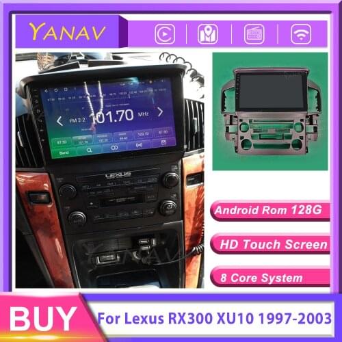 Car Radio Multimedia Video Player Navigation GPS Android 10 No 2din 2 din dvd For Lexus RX300 XU10 1997-2003 Car radio head unit