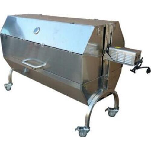 FREESHIPPING S/S auto charcoal BBQ grill roasted whole lamb stove motor charcoal BBQ grill outdoor bbq can take 40kg meat