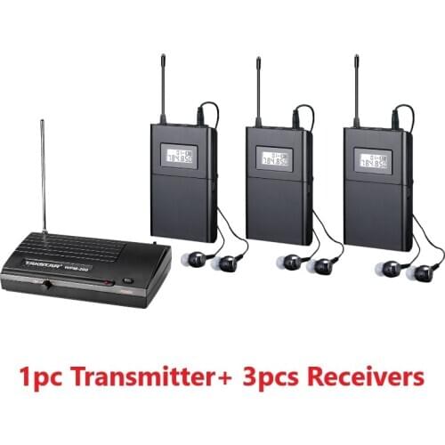 Takstar wpm-200/WPM200 Wireless Monitor System For Recording studio monitoring/on stage monitoring 1 Transmitter+3 Receivers