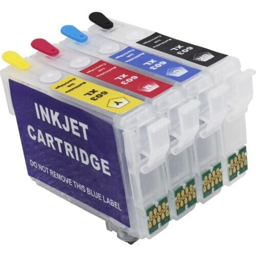 INK WAY T03 603XL Refillable Ink Cartridge For XP-2100/XP-2105/XP-3100/XP-3105/XP-4100/XP-4105 WF-2810, 2830,2835 ARC chip