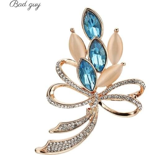 Flower Zicon Brooch For Womens 24k Real Gold Plating Pin Clothes Scarf Buckle Garment Accessories Fashion Jewelry Gen Pins Gift
