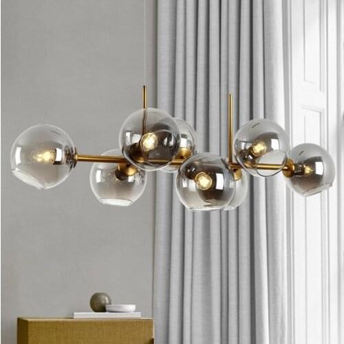 European Novelty Magic Bean Pendant Light Individuality Restaurant Lobby Luxury Bar Cafe Home Decorate Hangning Lamps