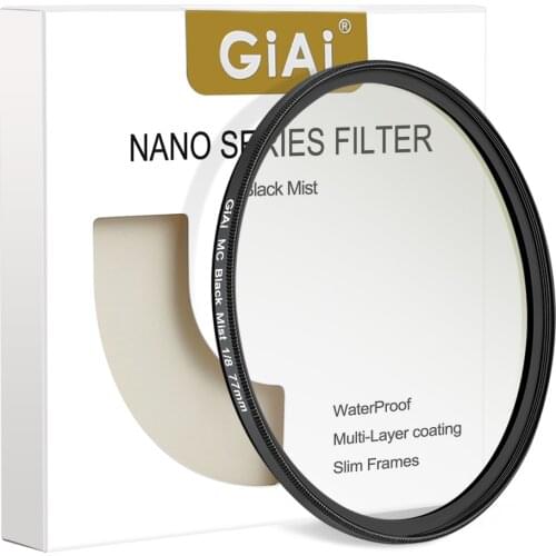 Premium Quality 1/4 1/8 1/2 Camera Lens Black Pro Mist Filter 82mm 77mm 72mm 67mm 62mm 58mm 52mm 49mm 46mm For Canon Nikon Sony