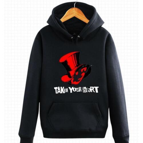 Persona 5 New Anime Ren Amamiya cosplay costume Akira Kurusu Ryuji Sakamoto hat Joker mask school boys hoodie coat