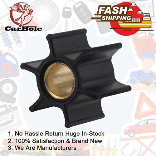 Water Pump Impeller For Honda BF9.9 BF15 9.9HP 15HP 19210-ZV4-013 Outboard Motor Black Rubber 6 Blades Boat Parts & Accessories