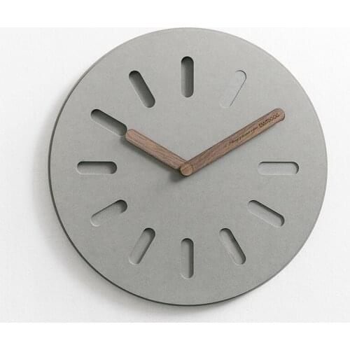 Battery Powered Movement Wall Clock Square Shape Vintage Minimalistic Silent Wall Clock Luxury Nordic Wandklok Home Decor AD50WC