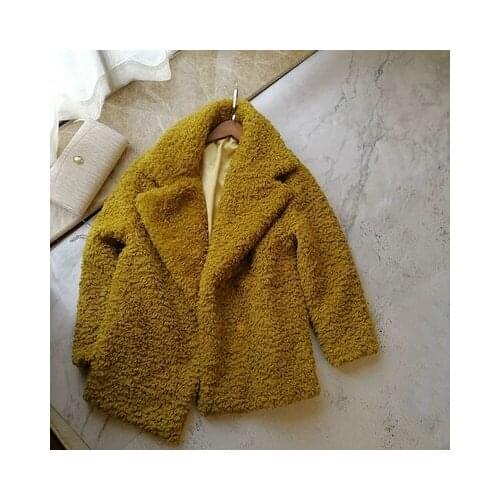 Top brand High-end New Style Fashion Women Faux Fur Coat S51 high quality