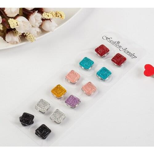 New 1PC Diamond Strong Magnetic Brooch Starry Pin Muslim Magnet Womens Scarf Buckle Mixed Color Metal Rhinestone Hijab Pins