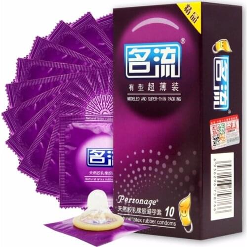 Mingliu 10pcs/lot Modelled And Super-Thin Condoms Delay Ejaculation Condones Condom Stimulation Penis Sleeve Sex Toys For Men