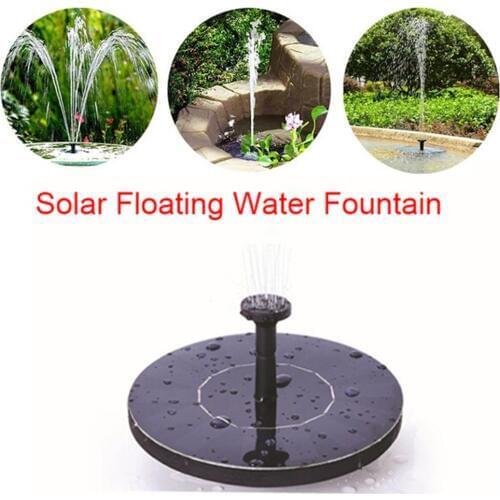 210L/h Garden Solar Fountain Solar Water Fountain Garden Pool Pond Outdoor Solar Panel Floating Fountain Garden Decoration