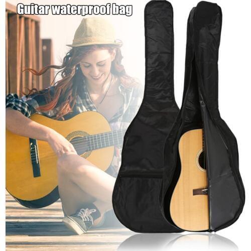 30/38/40/41Inch Guitar Bag Waterproof Universal Single Layer Backpack Oxford Cloth Classical Acoustic Guitar Bag Soft Carry Cov