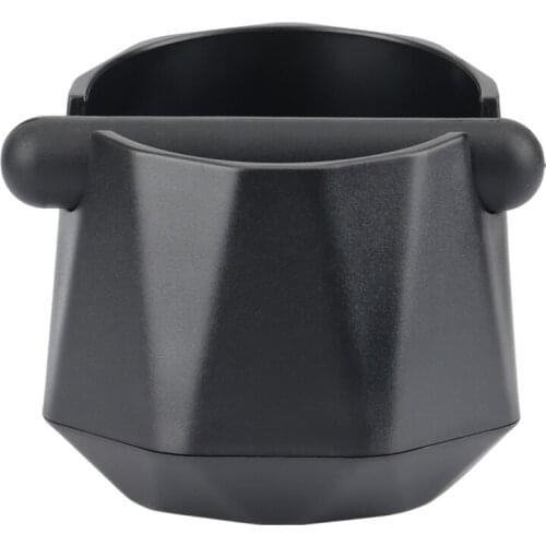 SANQ Espresso Coffee Knock Box Shock-Absorbent Durable Coffee Knock Box Container Anti Slip Coffee Grind Dump Bin Waste Bin