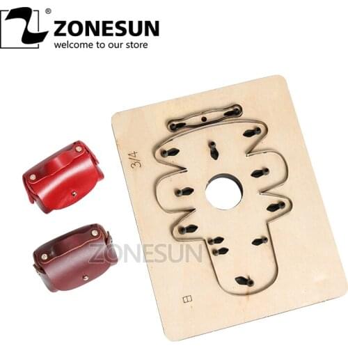 ZONESUN AHS Customized Handbag DIY Leather Coin Holder Punching Cutting Die Bag Pendant Wallet Cut Mold Leather Cutter Knife Die