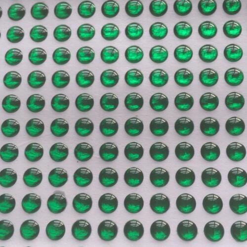 100 bait eyes 3D simulation fly fishing crank bait artificial fish eye green 4mm / 5mm / 6mm